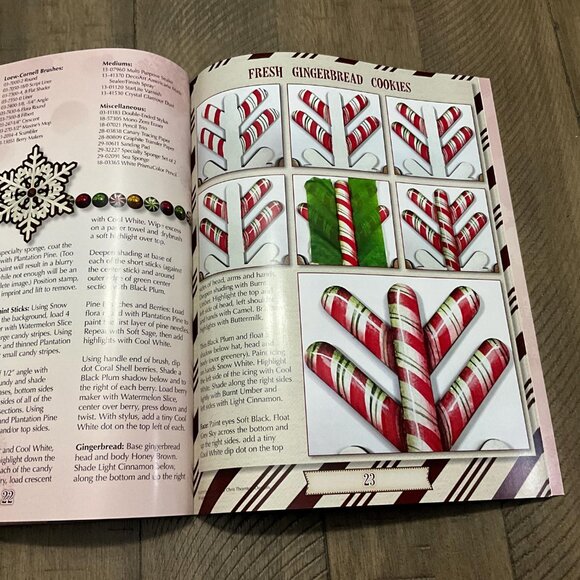 Viking Woodcrafts Double Christmas Volume I Chris Haughey Acrylic Painting - Picture 5 of 5